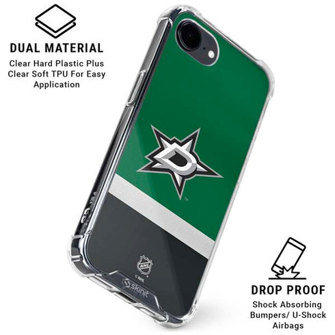 NHL Dallas Stars Jersey iPhone 16e Clear Case