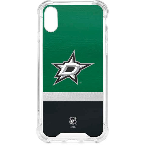 NHL Dallas Stars Jersey iPhone XS Clear Case