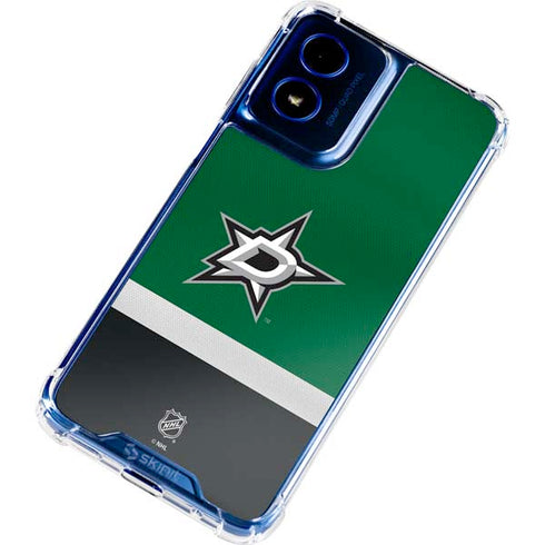 NHL Dallas Stars Jersey Moto G 5G (2024) Clear Case