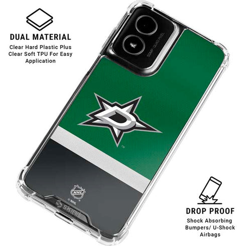 NHL Dallas Stars Jersey Moto G Power 5G (2024) Clear Case
