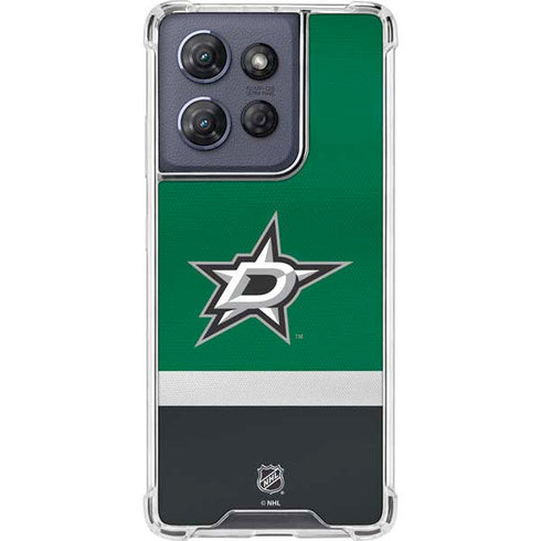 NHL Dallas Stars Jersey Moto G Power 5G (2025) Clear Case