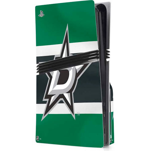 NHL Dallas Stars Jersey PS5 Pro Disk Console Skin