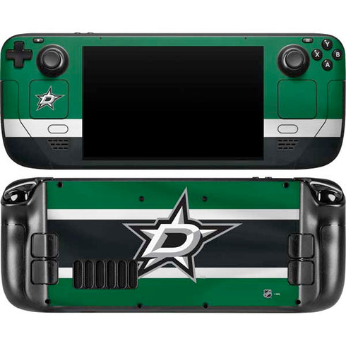 NHL Dallas Stars Jersey Steam Deck Handheld Gaming Computer OLED Skin