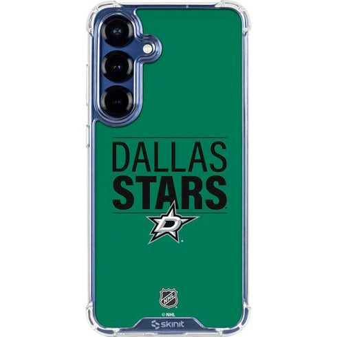 NHL Dallas Stars Lineup Galaxy S25 Clear Case