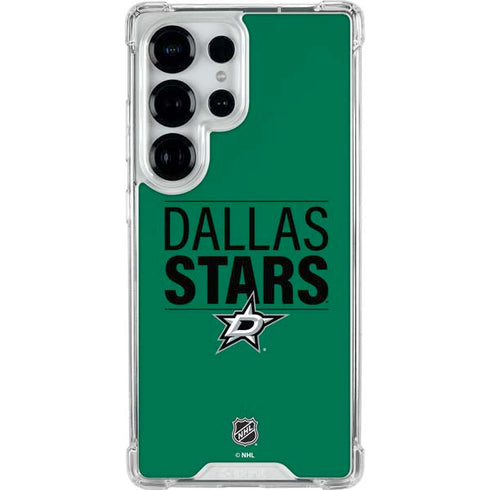 NHL Dallas Stars Lineup Galaxy S25 Ultra Clear Case