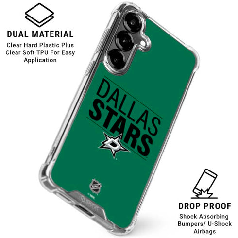 NHL Dallas Stars Lineup Galaxy S26 Plus Clear Case