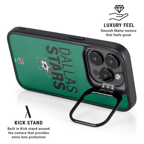 NHL Dallas Stars Lineup iPhone 14 Pro Kickstand Case