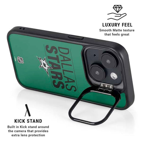 NHL Dallas Stars Lineup iPhone 15 Plus Kickstand Case