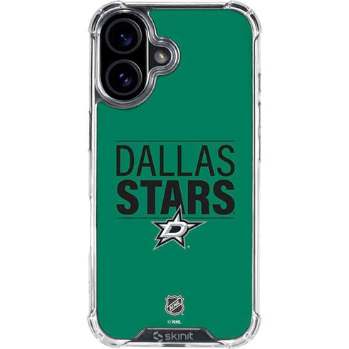 NHL Dallas Stars Lineup iPhone 16 Clear Case
