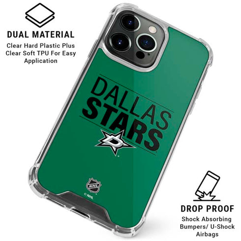 NHL Dallas Stars Lineup iPhone 16 Pro Clear Case