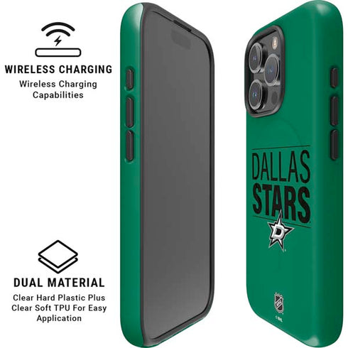 NHL Dallas Stars Lineup iPhone 16 Pro Magsafe Impact Case