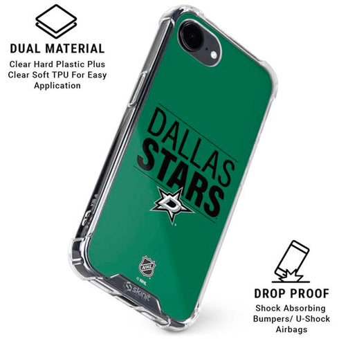 NHL Dallas Stars Lineup iPhone 16e Clear Case