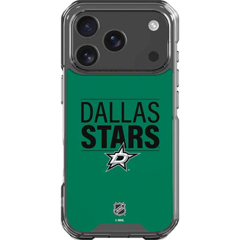 NHL Dallas Stars Lineup iPhone 18 Pro Clear Case