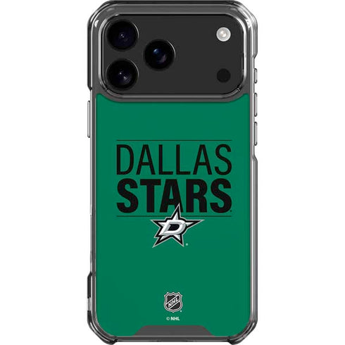 NHL Dallas Stars Lineup iPhone 18 Pro Max Clear Case