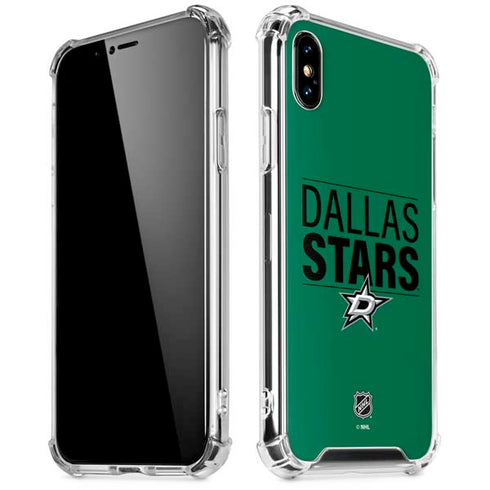 NHL Dallas Stars Lineup iPhone X/XS Clear Case