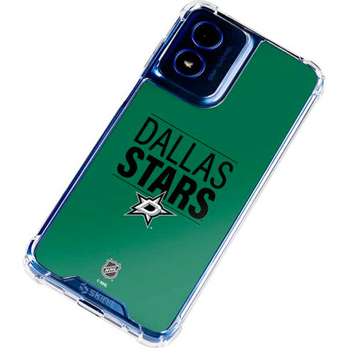 NHL Dallas Stars Lineup Moto G 5G (2024) Clear Case