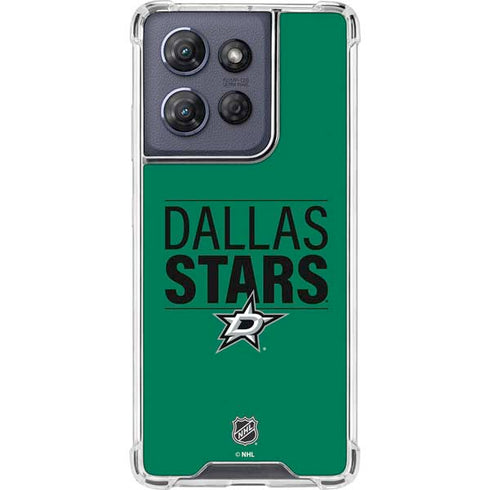 NHL Dallas Stars Lineup Moto G Play 5G (2025) Clear Case