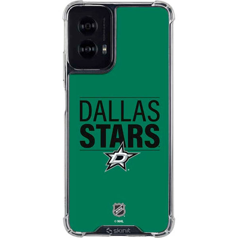 NHL Dallas Stars Lineup Moto G Power 5G (2024) Clear Case