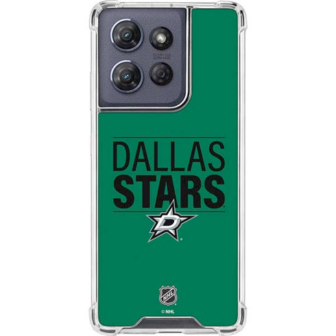 NHL Dallas Stars Lineup Moto G Power 5G (2025) Clear Case