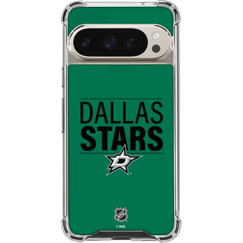 NHL Dallas Stars Lineup Pixel 9/9 Pro Clear Case