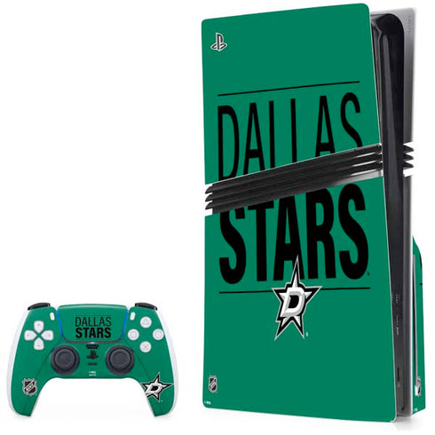 NHL Dallas Stars Lineup PS5 Pro Disk Bundle Skin