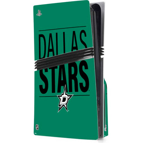 NHL Dallas Stars Lineup PS5 Pro Disk Console Skin