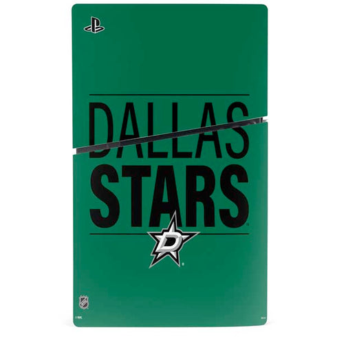 NHL Dallas Stars Lineup PS5 Slim Digital Edition Console Skin