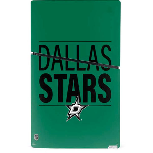 NHL Dallas Stars Lineup PS5 Slim Digital Edition Console Skin