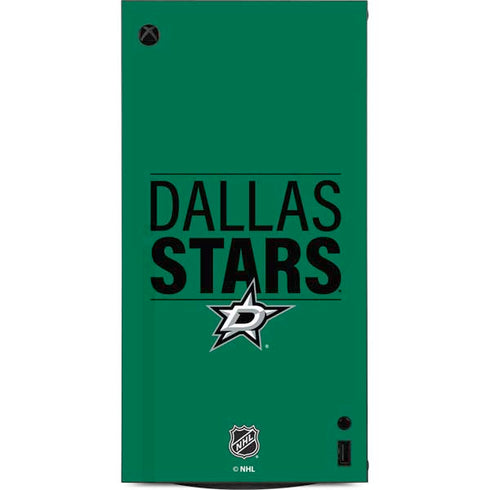 NHL Dallas Stars Lineup XBox Series X Digital Edition Console Skin