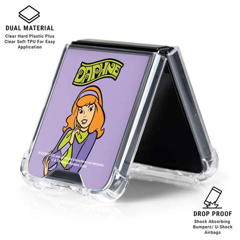 Scooby Doo Daphne Galaxy Z Flip6 Clear Case