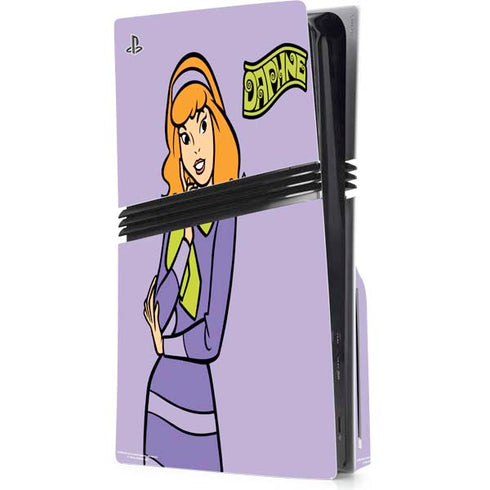 Scooby Doo Daphne PS5 Pro Disk Console Skin