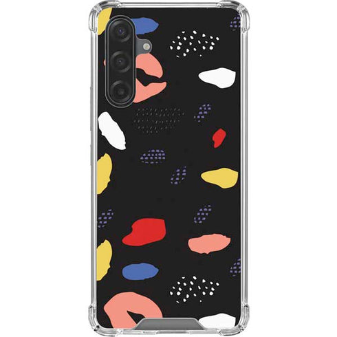 Dark Color Pop Galaxy A17 Clear Case