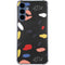 Dark Color Pop Galaxy A55 5G Clear Case