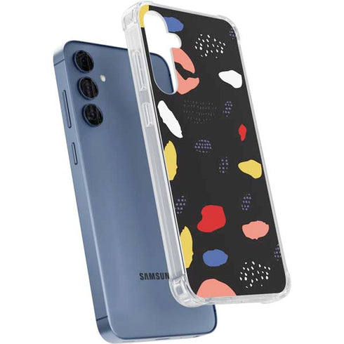Dark Color Pop Galaxy A55 5G Clear Case