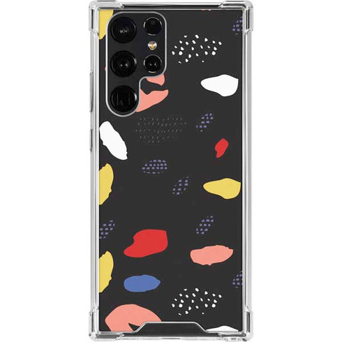 Dark Color Pop Galaxy S23 Ultra Clear Case