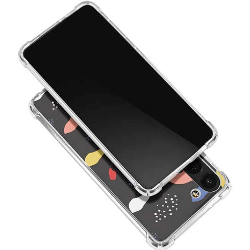 Dark Color Pop Galaxy S24 FE Clear Case