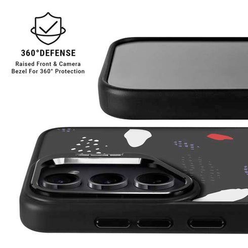 Dark Color Pop Galaxy S24 FE Kickstand Case