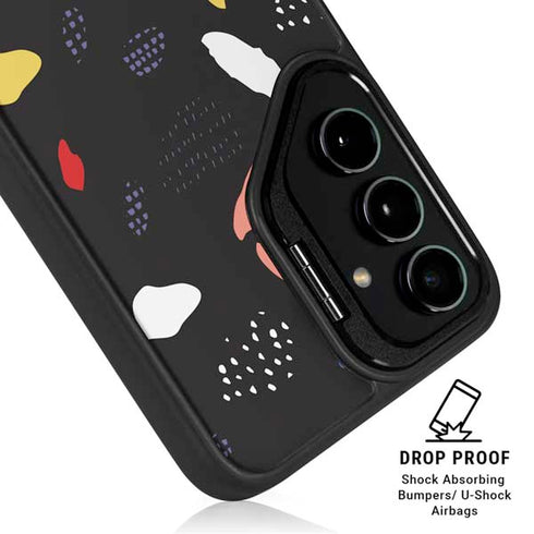 Dark Color Pop Galaxy S24 FE Kickstand Case