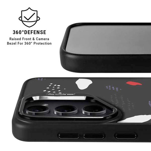 Dark Color Pop Galaxy S24 Kickstand Case