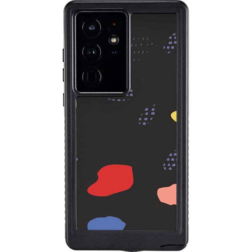 Dark Color Pop Galaxy S24 Ultra Waterproof Case