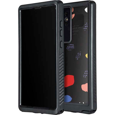 Dark Color Pop Galaxy S24 Ultra Waterproof Case