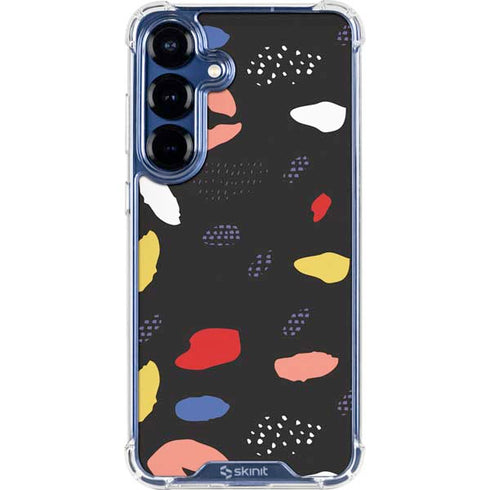 Dark Color Pop Galaxy S25 Clear Case