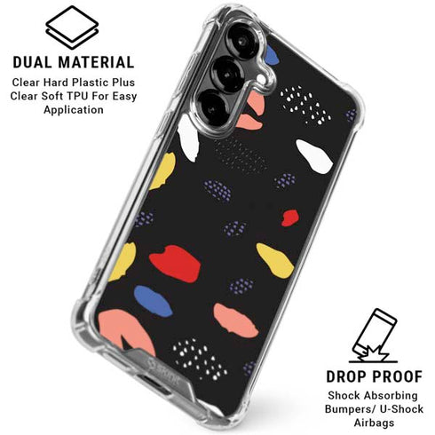 Dark Color Pop Galaxy S26 Plus Clear Case