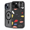 Dark Color Pop iPhone 14 Kickstand Case