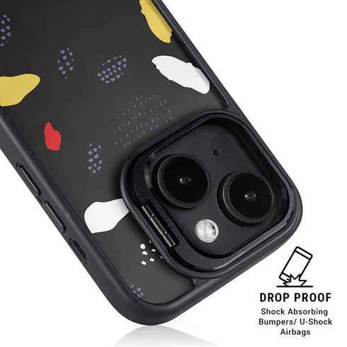 Dark Color Pop iPhone 14 Kickstand Case