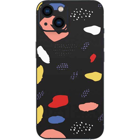 Dark Color Pop iPhone 15 Skin
