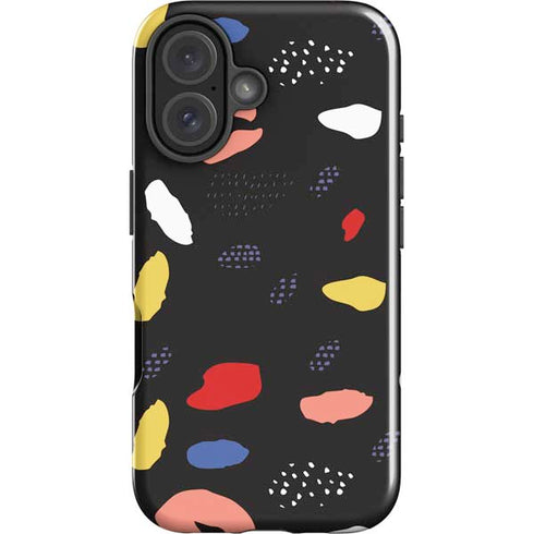 Dark Color Pop iPhone 16 Impact Case