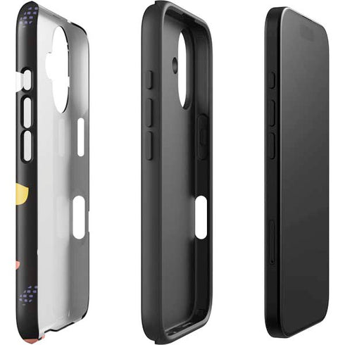 Dark Color Pop iPhone 16 Impact Case