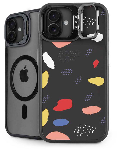 Dark Color Pop iPhone 16 Kickstand Case