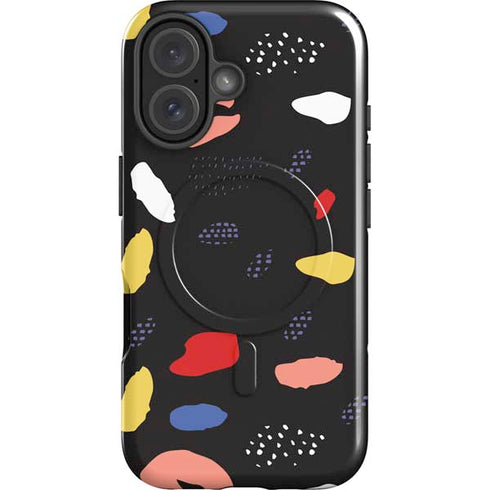 Dark Color Pop iPhone 16 Magsafe Impact Case